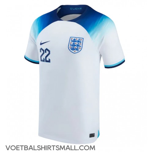 Engeland Jude Bellingham #22 Voetbalkleding Thuisshirt WK 2022 Korte Mouwen